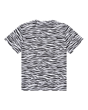 Zebra Poem Camo Tee White